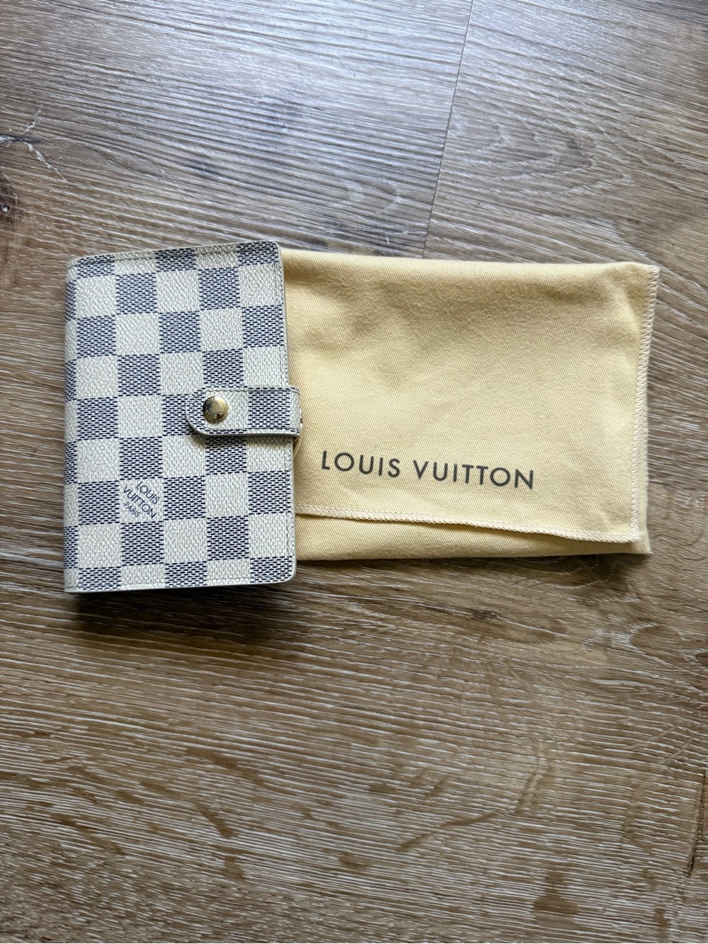Louis Vuitton Damier Azur Canvas French Wallet